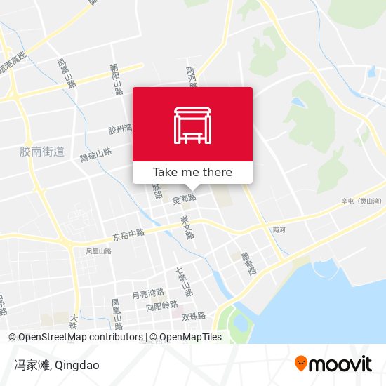 冯家滩 map