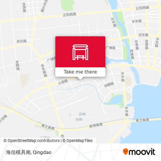 海信模具南 map
