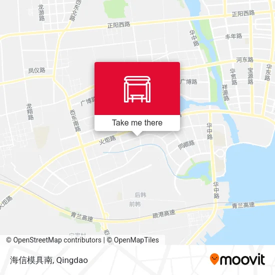 海信模具南 map