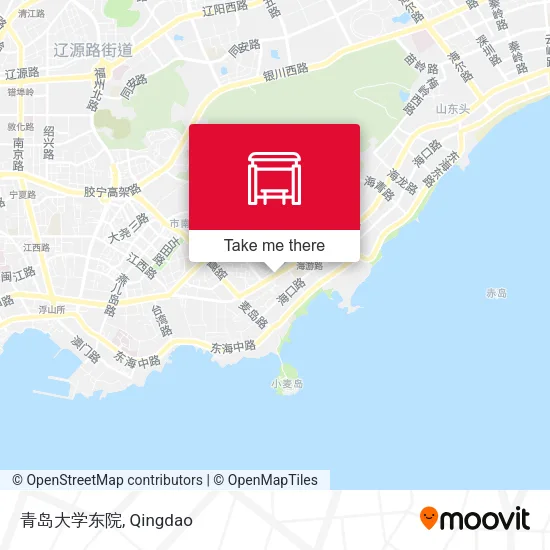 青岛大学东院 map