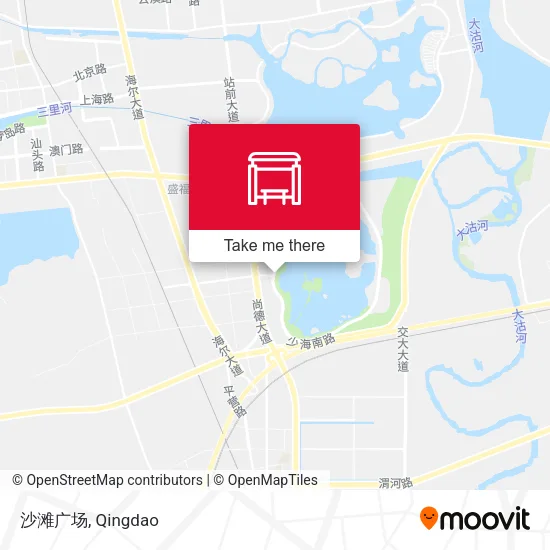 沙滩广场 map