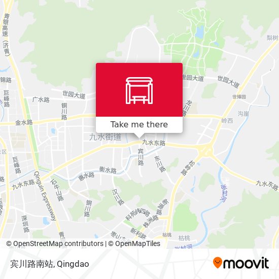 宾川路南站 map