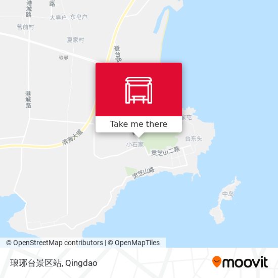 琅琊台景区站 map