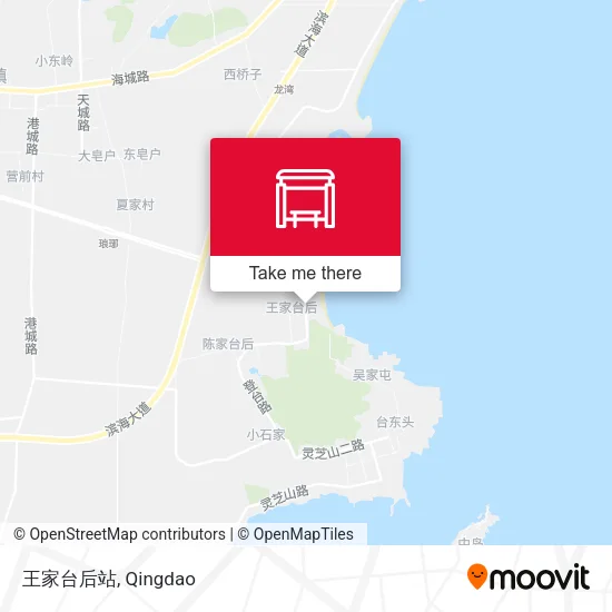 王家台后站 map
