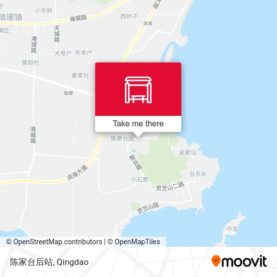 陈家台后站 map
