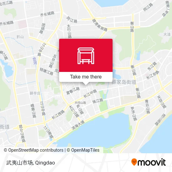 武夷山市场 map