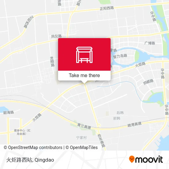 火炬路西站 map