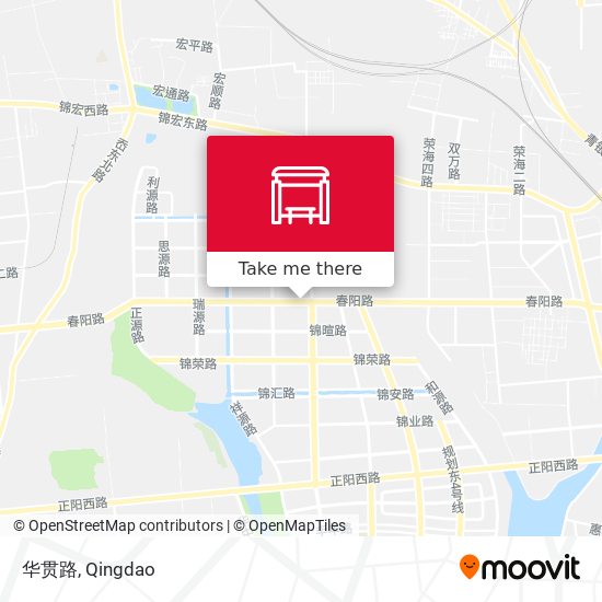 华贯路 map