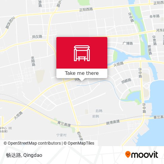 畅达路 map