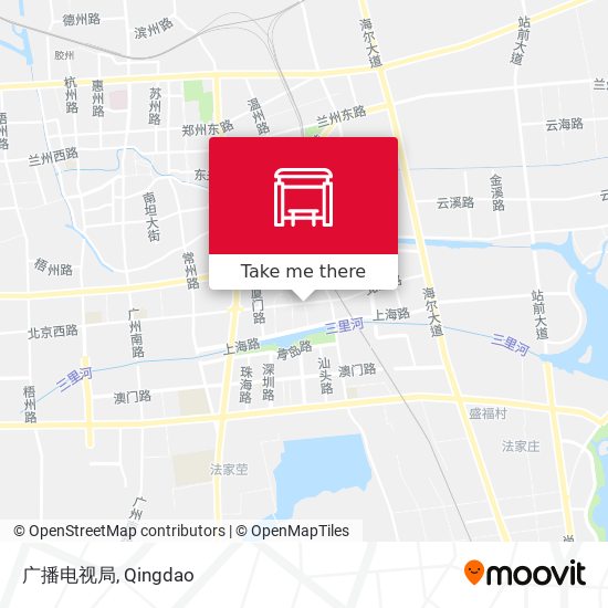 广播电视局 map