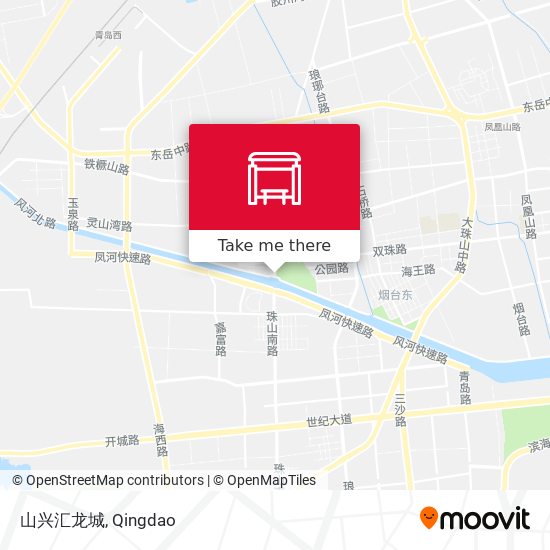 山兴汇龙城 map