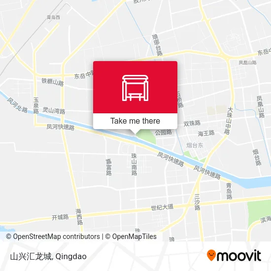 山兴汇龙城 map