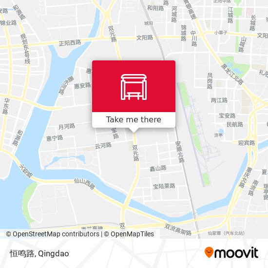恒鸣路 map