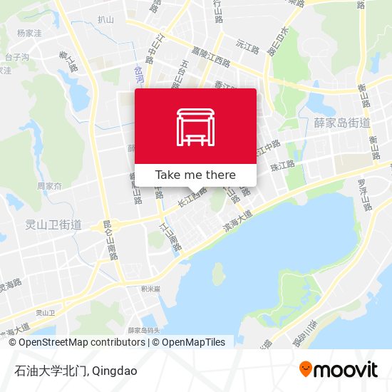 石油大学北门 map