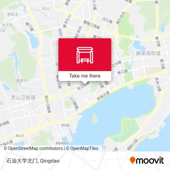 石油大学北门 map