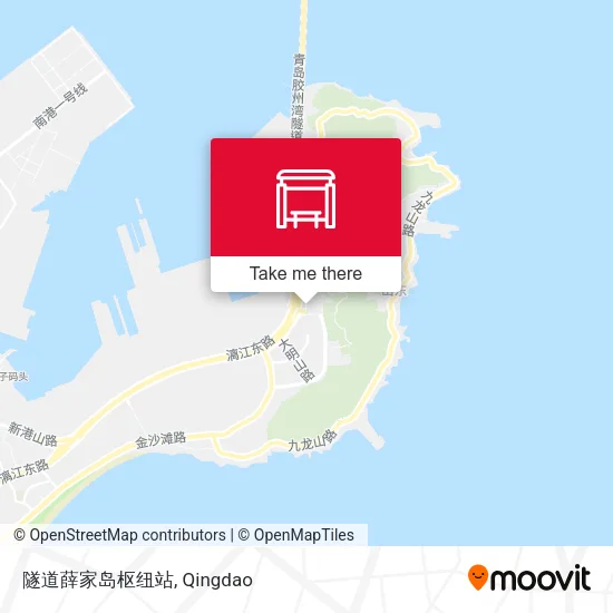 隧道薛家岛枢纽站 map