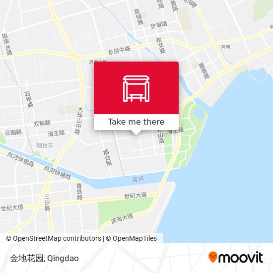金地花园 map