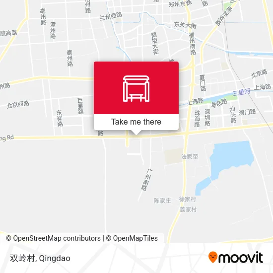 双岭村 map