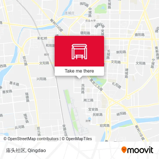 庙头社区 map
