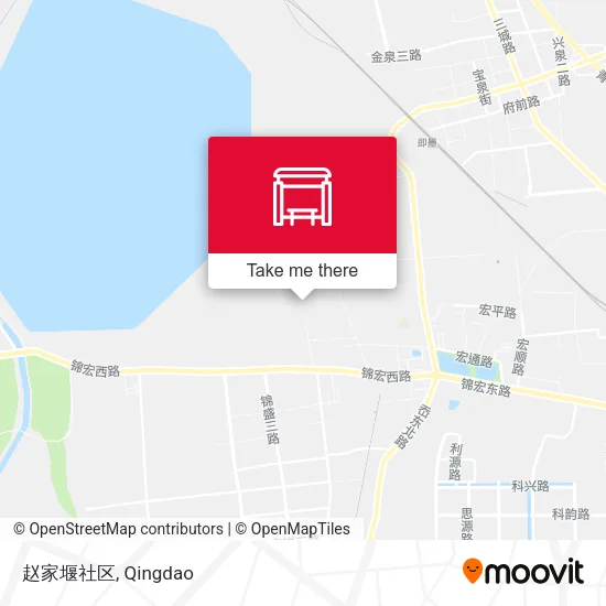 赵家堰社区 map