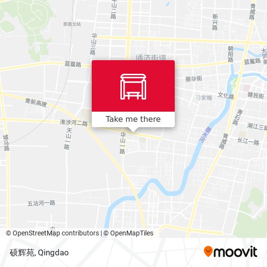 硕辉苑 map