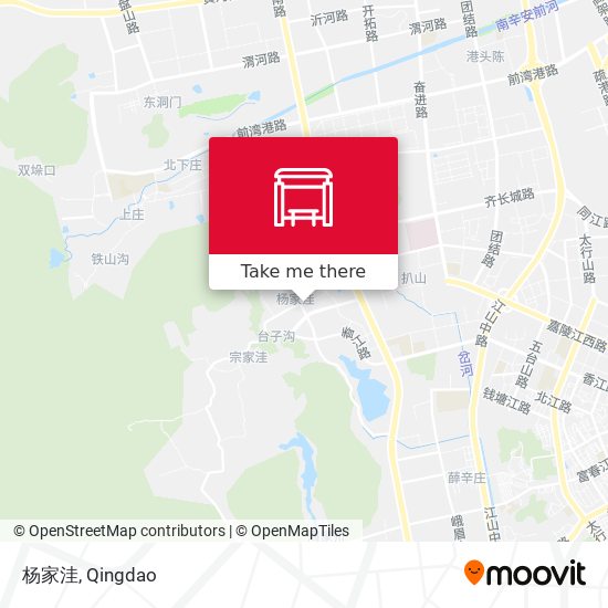 杨家洼 map