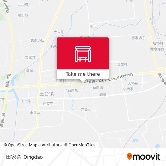 田家窑 map