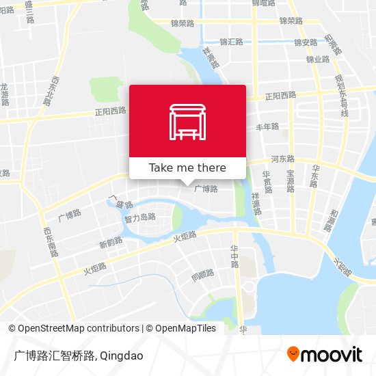 广博路汇智桥路 map