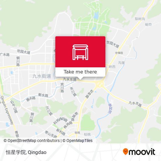 恒星学院 map