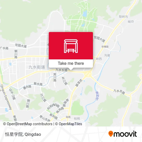 恒星学院 map