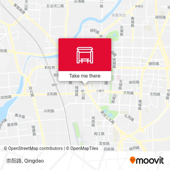 崇阳路 map