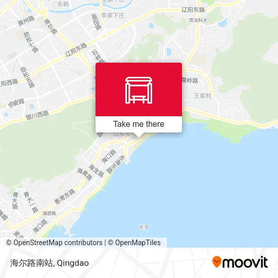 海尔路南站 map