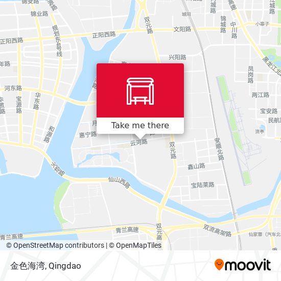 金色海湾 map