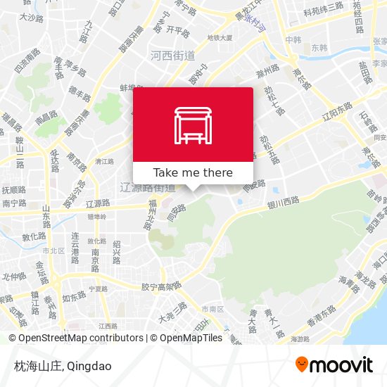枕海山庄 map