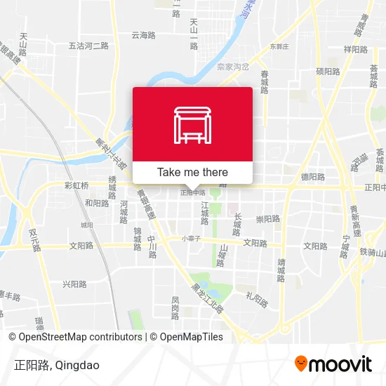 正阳路 map
