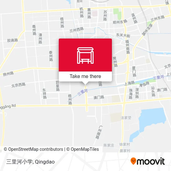 三里河小学 map