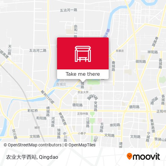 农业大学西站 map