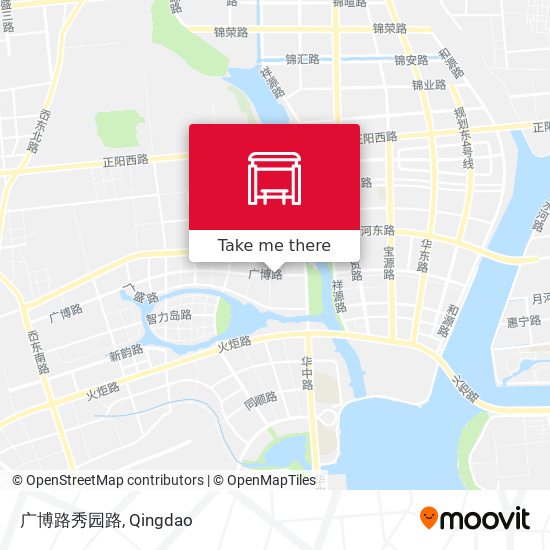 广博路秀园路 map