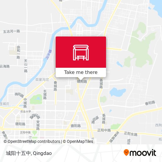 城阳十五中 map