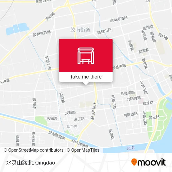 水灵山路北 map