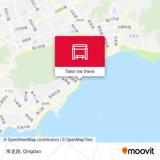 海龙路 map