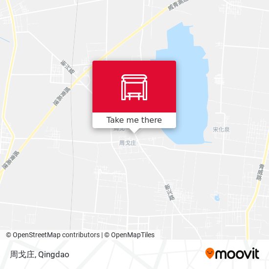 周戈庄 map