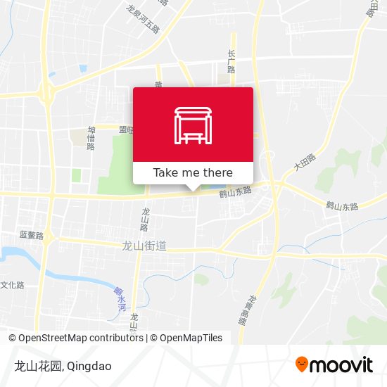 龙山花园 map