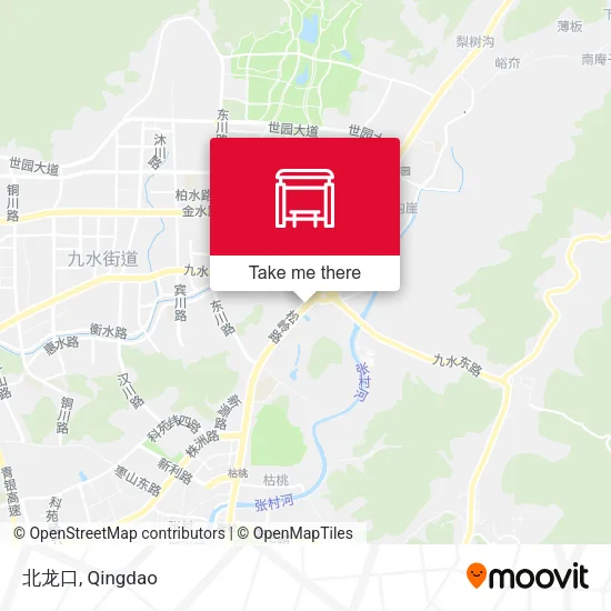 北龙口 map