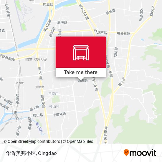 华胥美邦小区 map