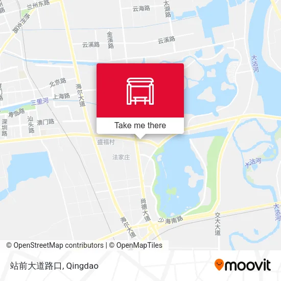 站前大道路口 map