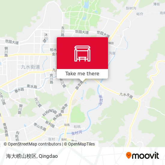 海大崂山校区 map