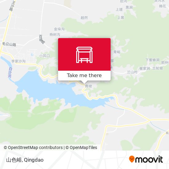山色峪 map