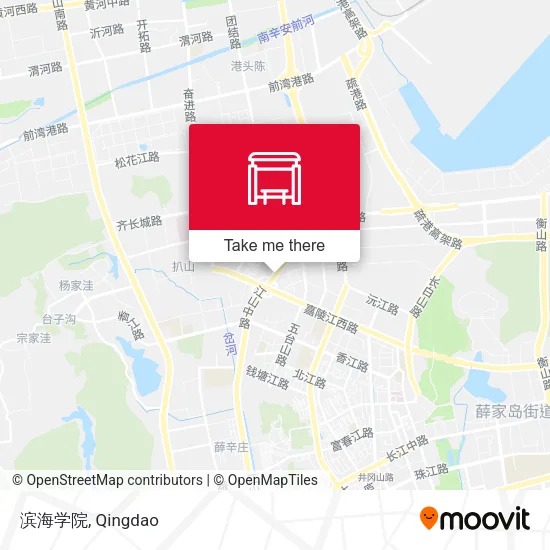 滨海学院 map