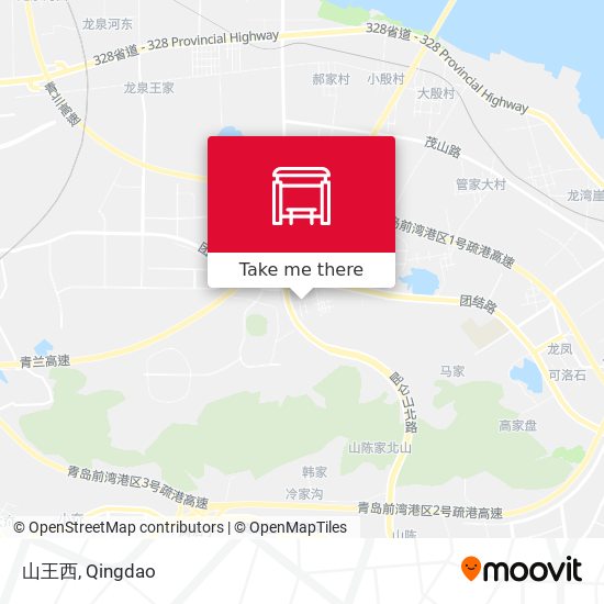 山王西 map